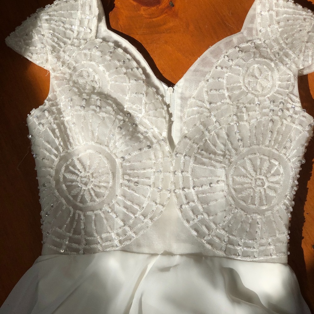 Custom Beaded Wedding Gown